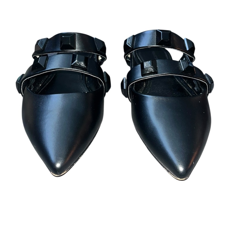 Marc Fisher Black SEARLI Studded MULE 
Size 9